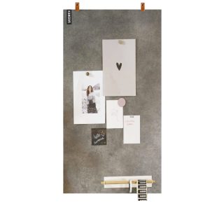 magneetbord leren straps beton