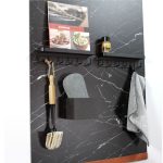 magneetbord marmer zwart