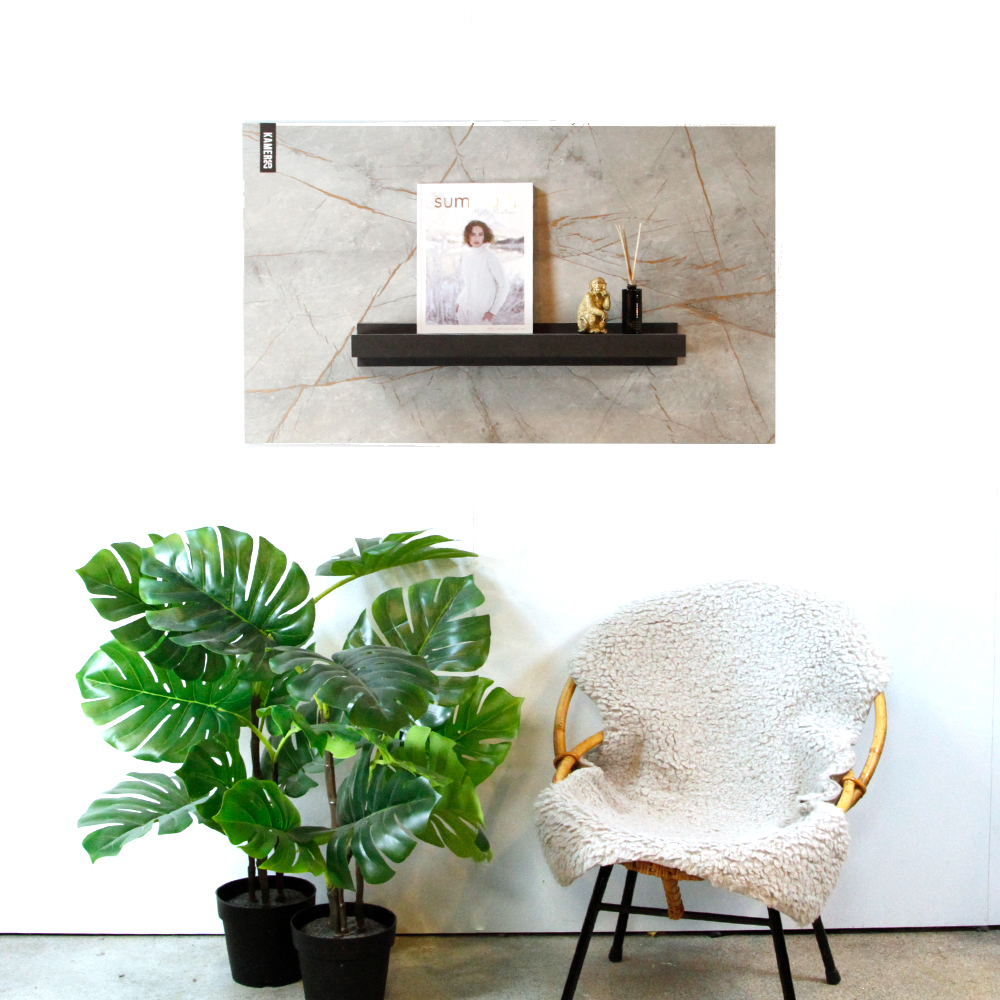 mockup magneetbord dessin marmer goud