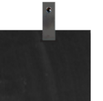 magneetbord leren straps oud zwart
