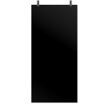 magneetbord leren straps zwart