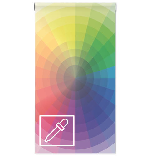 Magneetbehang glossy - whiteboard eigen kleur rol