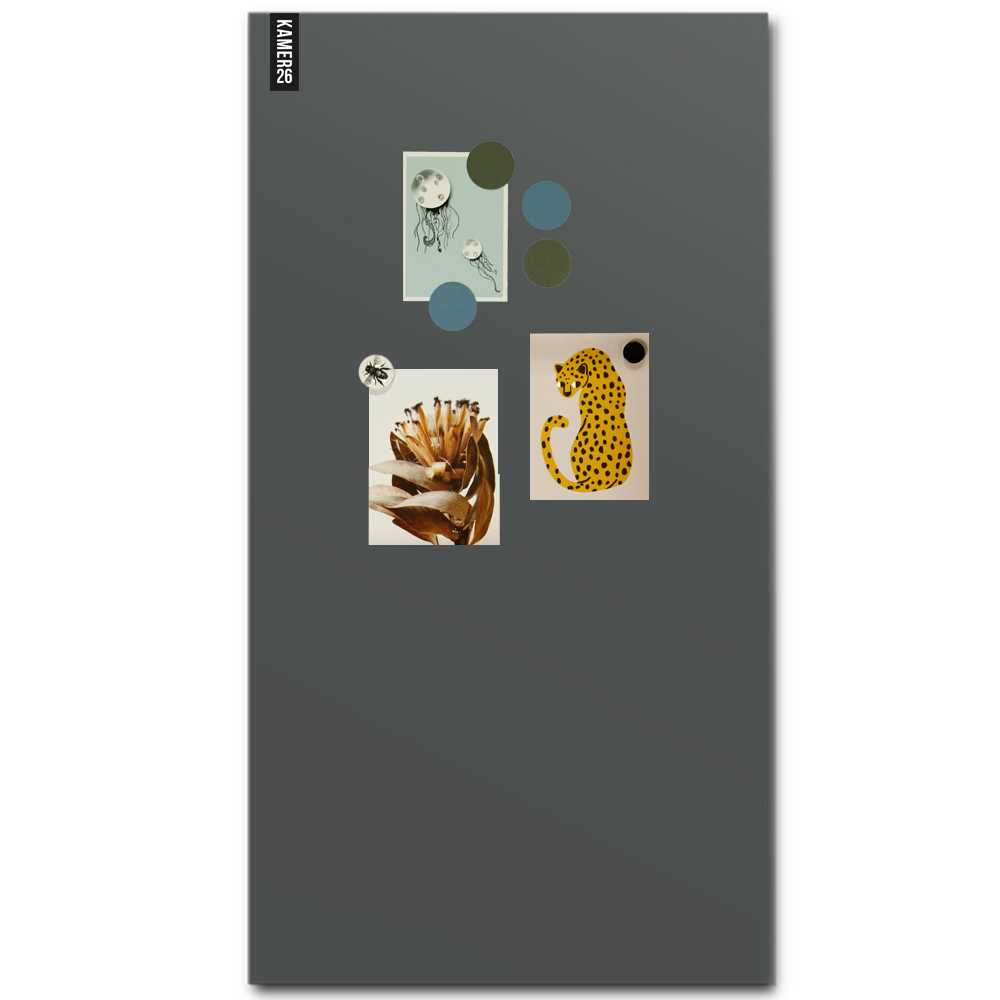 toilet terugbetaling ambitie Magneetbord mat – krijtbord donkergrijs 60 x 120 sale magneetmontage -  Atelier Kamer26