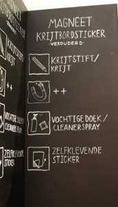 magneetkrijtsticker