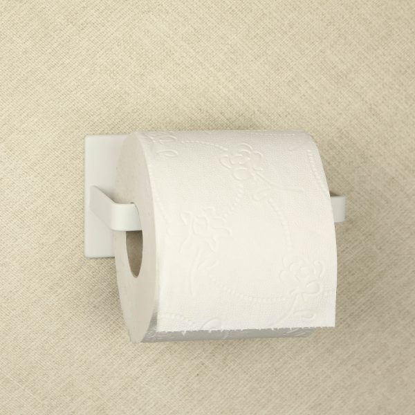 magnetische toiletrolhouder wit