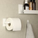 magnetische toiletrolhouder wit
