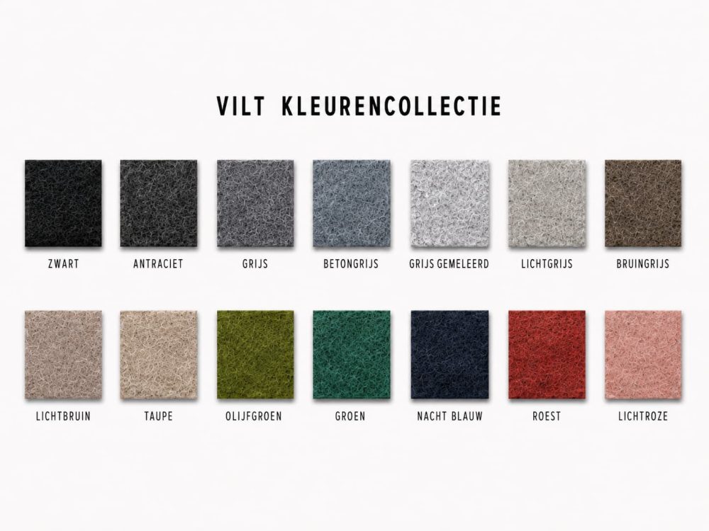 vilt kleurencollectie
