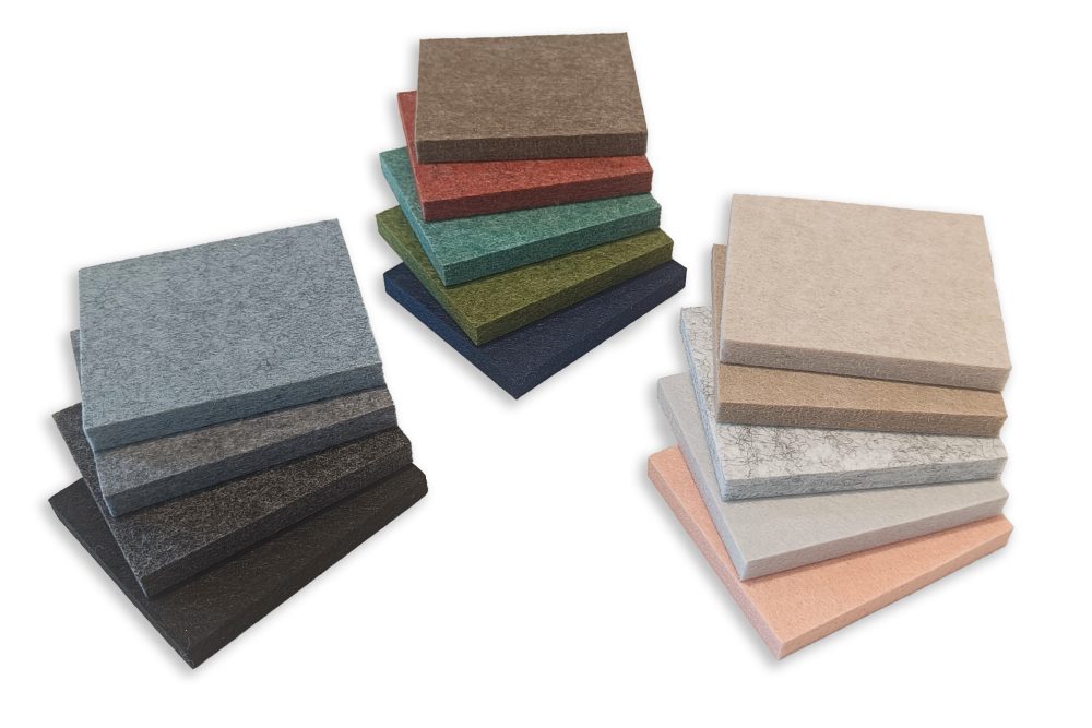 kleurencollectie vilt wandpanelen