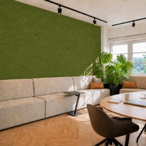 Vilt wandpanelen varengroen