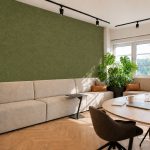 vilten_wand_woonkamer_olijfgroen