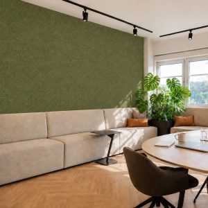 vilten_wand_woonkamer_olijfgroen