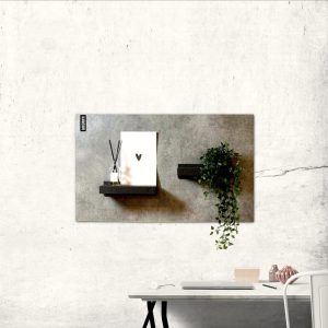 magneetbord dessin betongrijs werkkamer