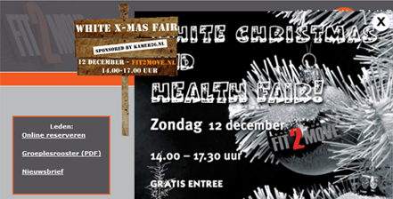 White X-mas fair