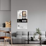 woonkamer magneetbord wit glossy